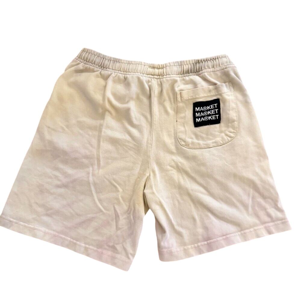 MARKET Smiley Lightning Shorts Men's Medium Streetwear Y2K Festival Skater - Picture 5 of 15